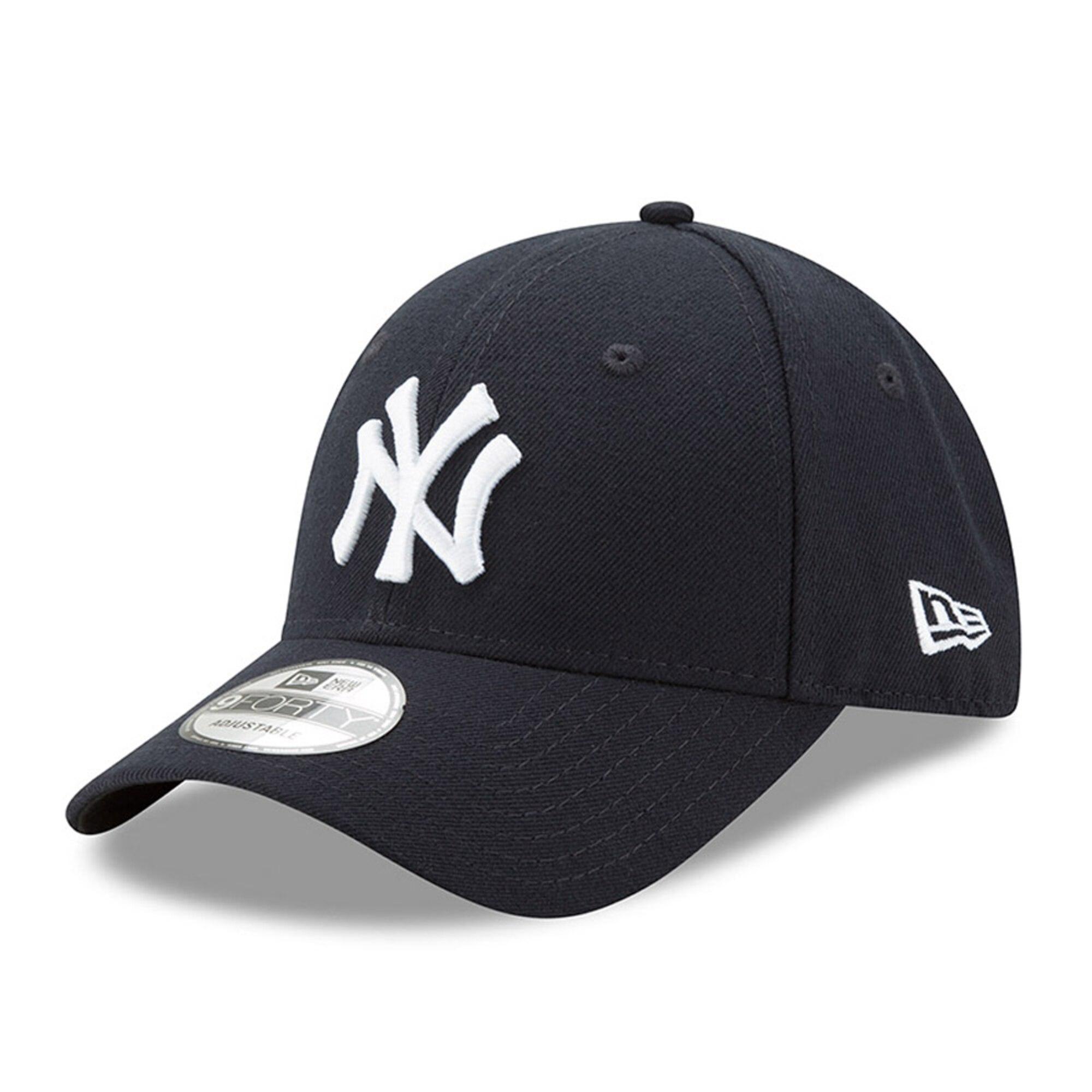MLB NY Small Logo Adjustable Cap New York Yankees Hat White