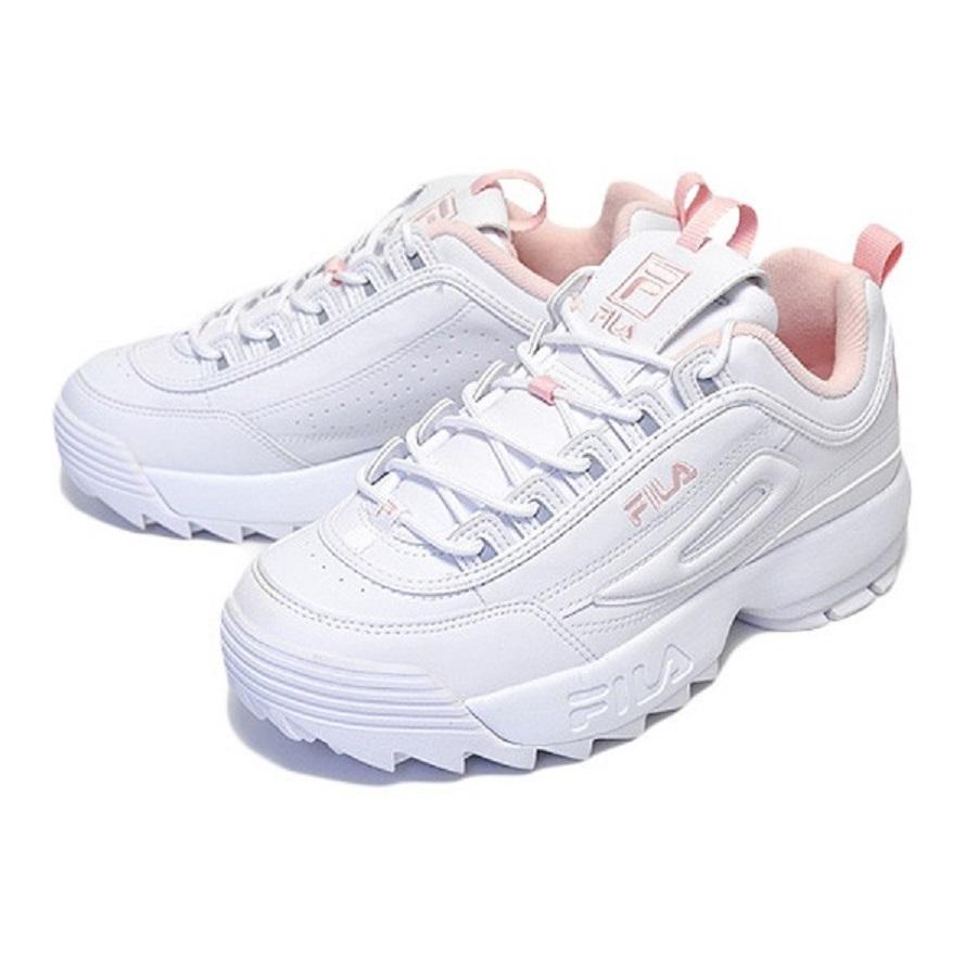 Mua Giày Fila Disruptor 2 Script White màu trắng, Sneaker Unisex Hàn Quốc,  Giá tốt