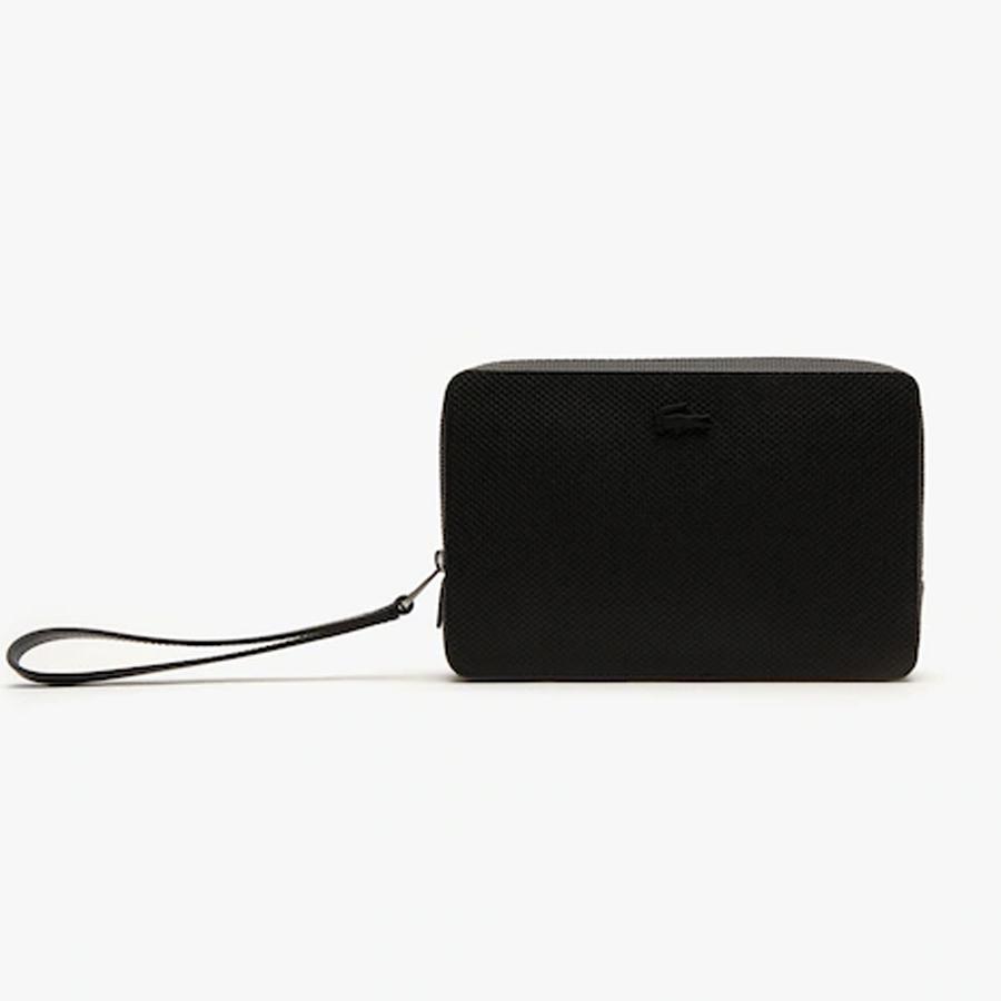 lacoste leather pouch