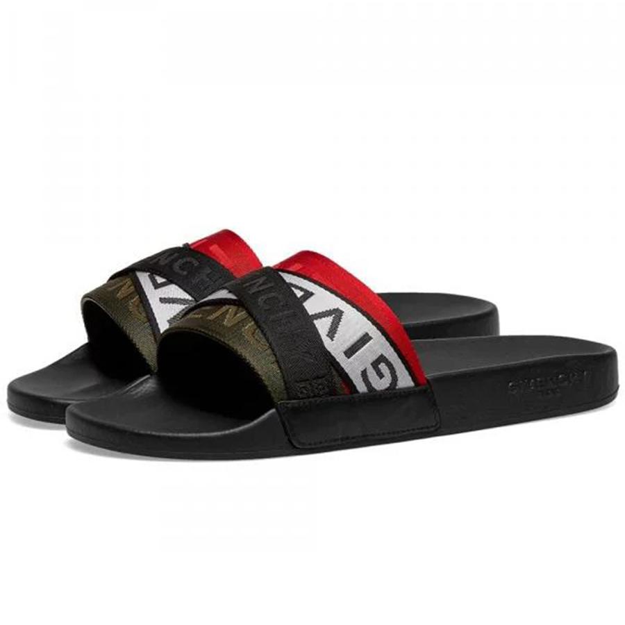 Mua Dép Quai Ngang Givenchy Flat Sandal Webbing Slide Màu Đen Unisex chính  hãng, Giá tốt