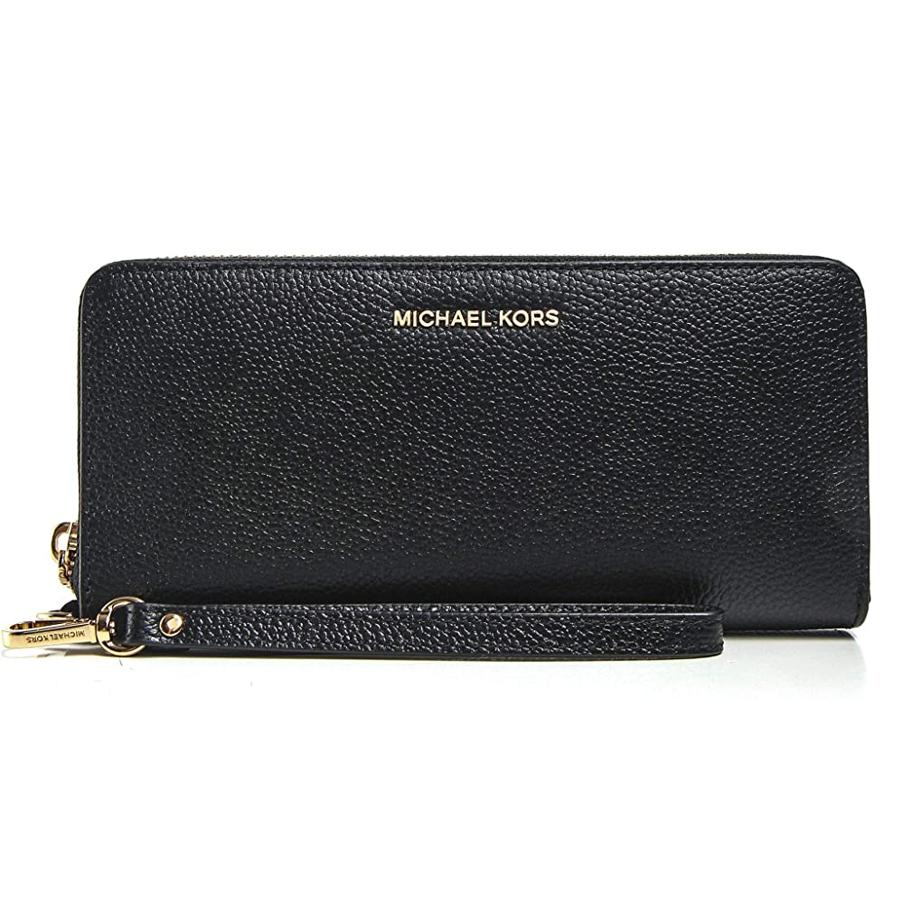 Mua Ví Michael Kors MK Women's Pebbled Leather Continental Wristlet Màu Đen  - Michael Kors - Mua tại Vua Hàng Hiệu h022572