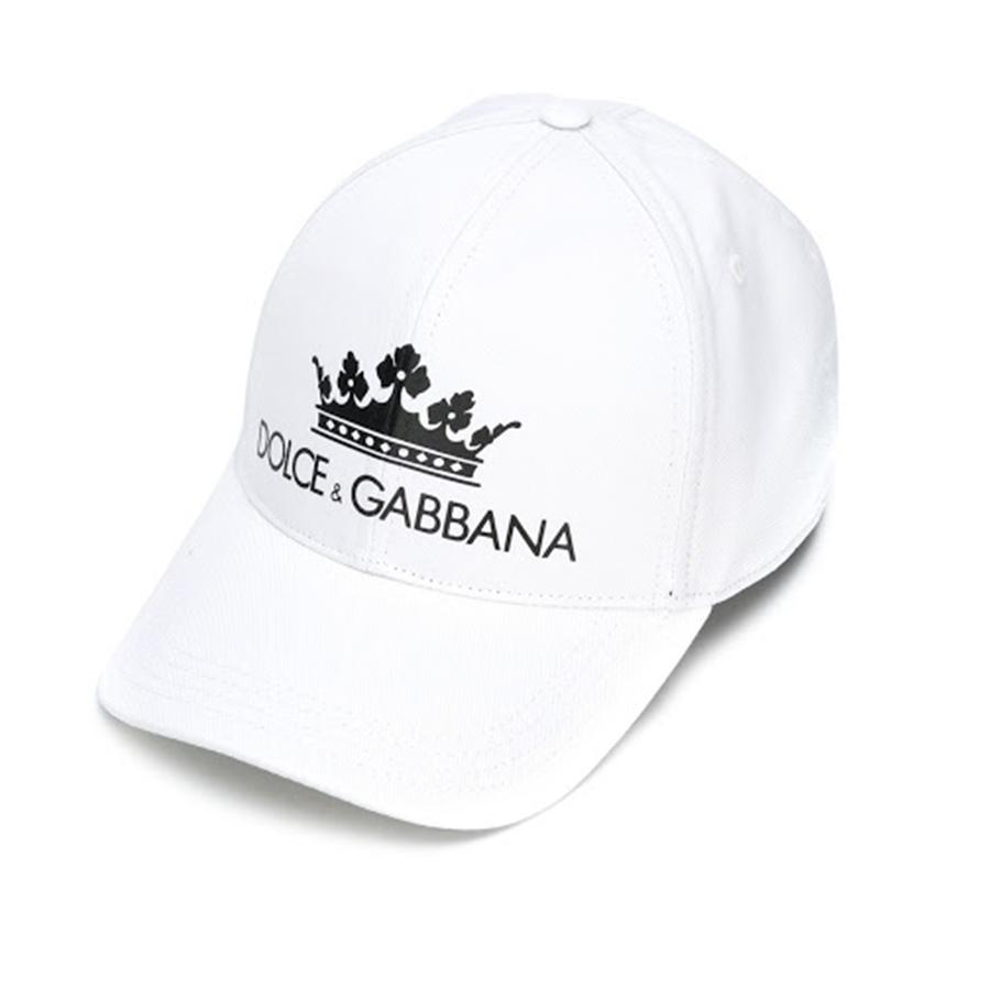 Mua Mũ Dolce & Gabbana Logo Baseball Cap GH649AFUFGD Màu Trắng chính hãng,  Giá tốt