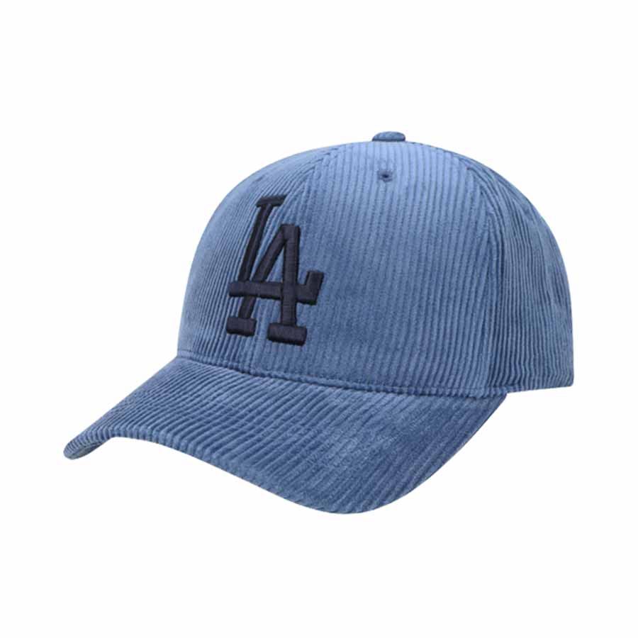 Los Angeles Dodgers New Era Corduroy Visor 59FIFTY Fitted Hat  CreamBrown
