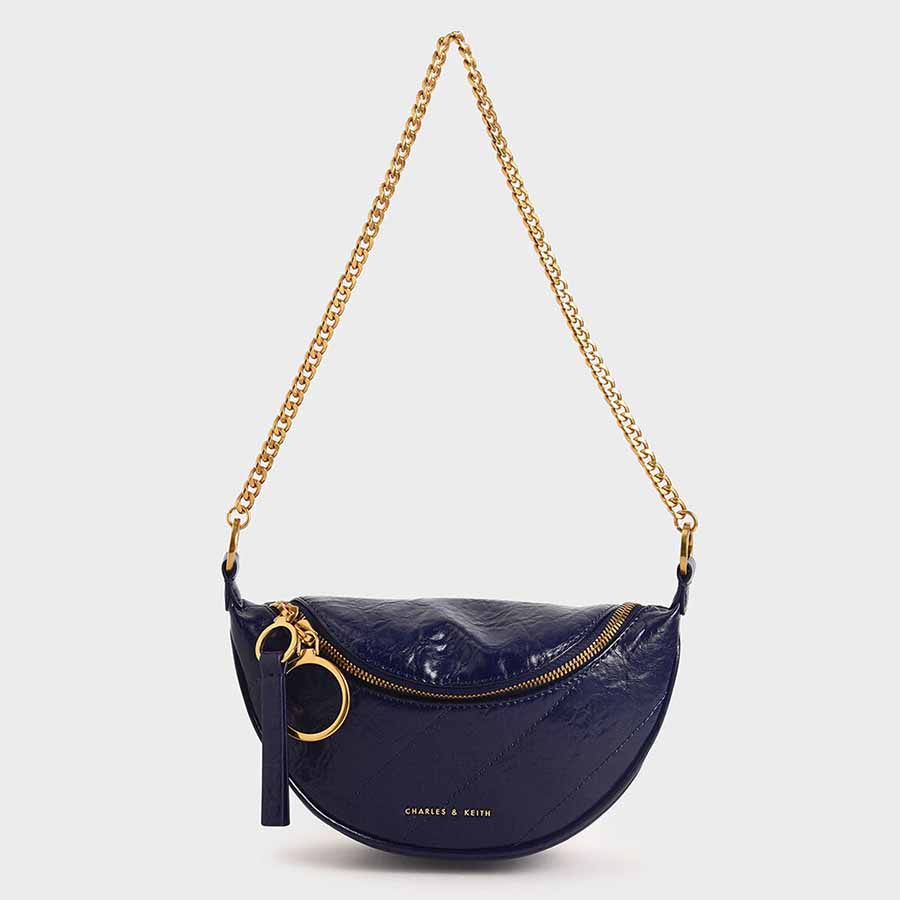 Mua Túi Đeo Vai Charles & Keith Half Moon Crossbody Bag CK2-80150954-1 Màu  Xanh Blue - Charles & Keith - Mua tại Vua Hàng Hiệu h025585