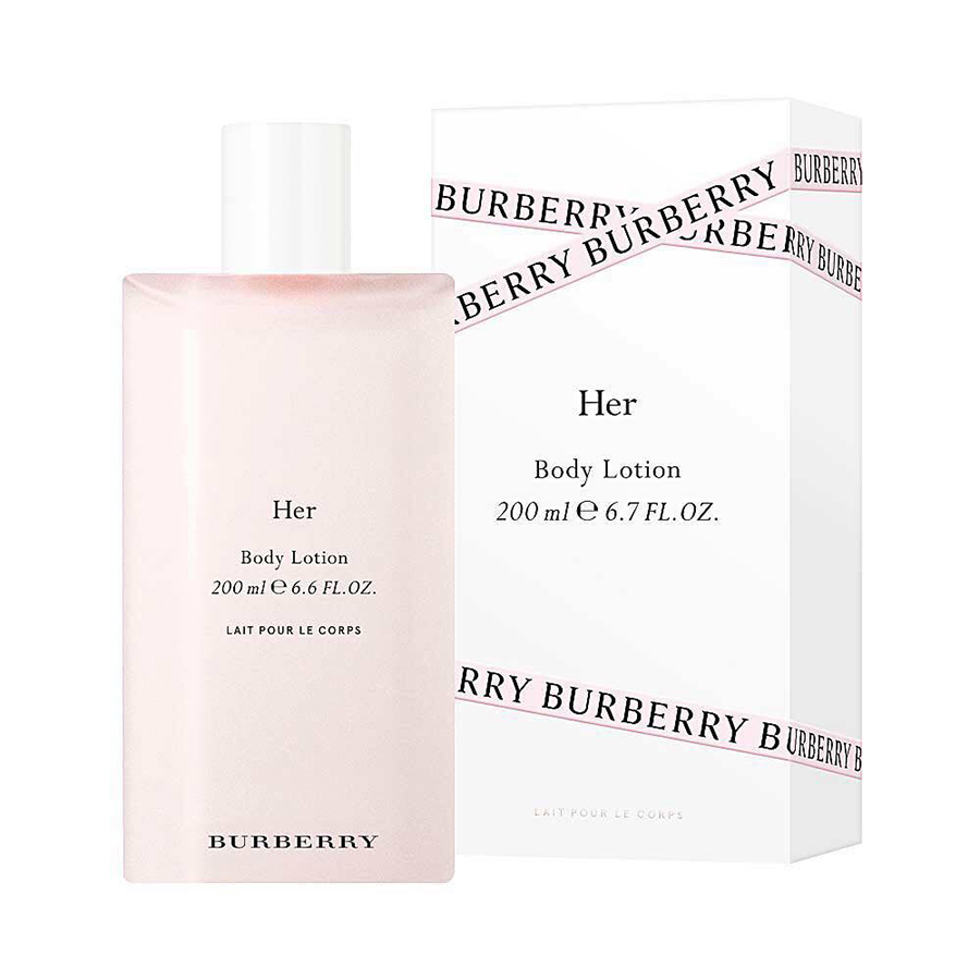 Introducir 84+ imagen burberry her body lotion