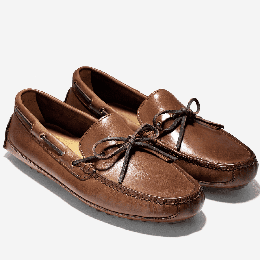 Chaussure Homme Cole Haan Grant Canoe Camp Moc - Taille US 8 - Vert Forêt - Neuve Dans Boîte