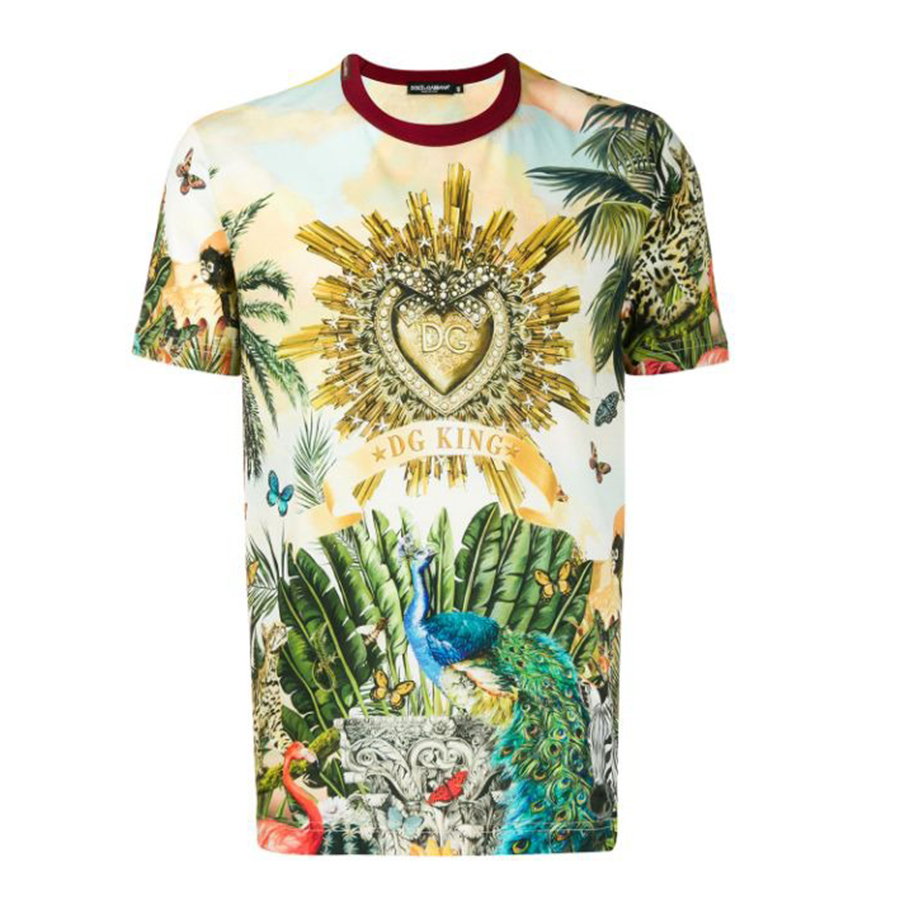 Mua Áo Thun Dolce & Gabbana Short Sleeve T-Shirt Crew Neckline Jumper  Tropical King In Phối Màu - Dolce & Gabbana - Mua tại Vua Hàng Hiệu h028751