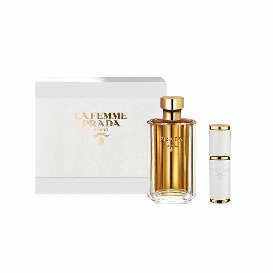 Mua Set Nước Hoa Prada La Femme (EDP 100ml + Mini 8ml) - Prada - Mua tại  Vua Hàng Hiệu h028599