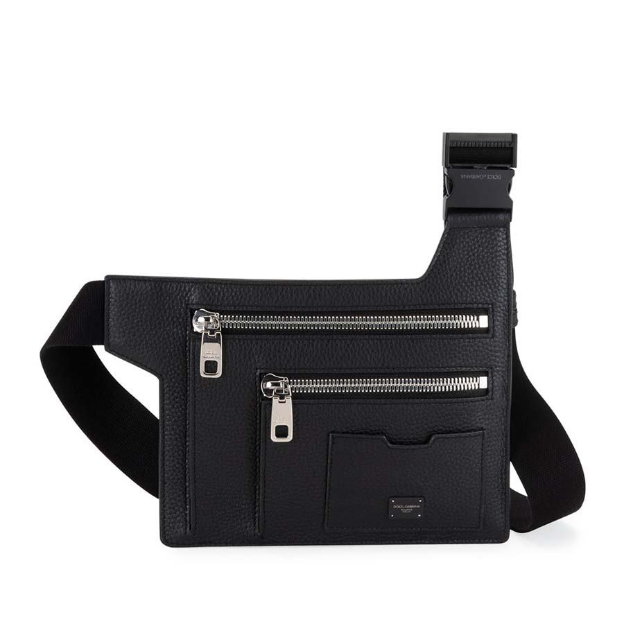 Mua Túi Dolce & Gabbana Men's Flat 2-Pocket Leather Belt Bag Màu Đen - Dolce  & Gabbana - Mua tại Vua Hàng Hiệu h031918