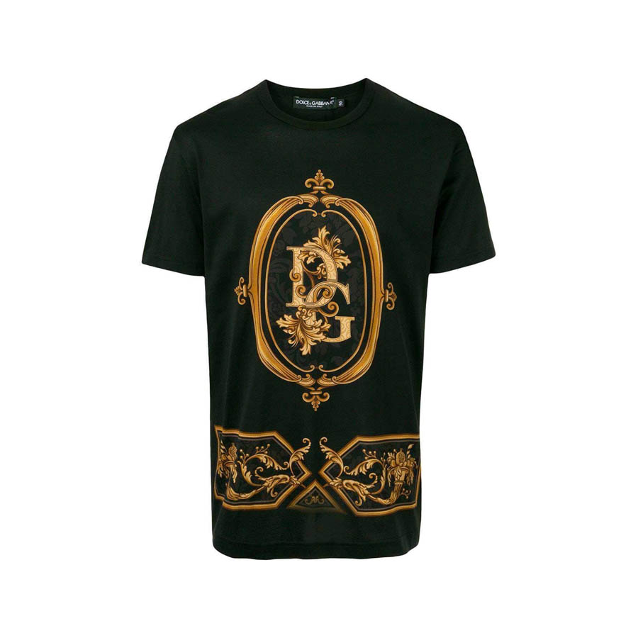 Mua Áo Phông Dolce & Gabbana Baroque Logo Print T-Shirt Size 44 - Dolce &  Gabbana - Mua tại Vua Hàng Hiệu h035713