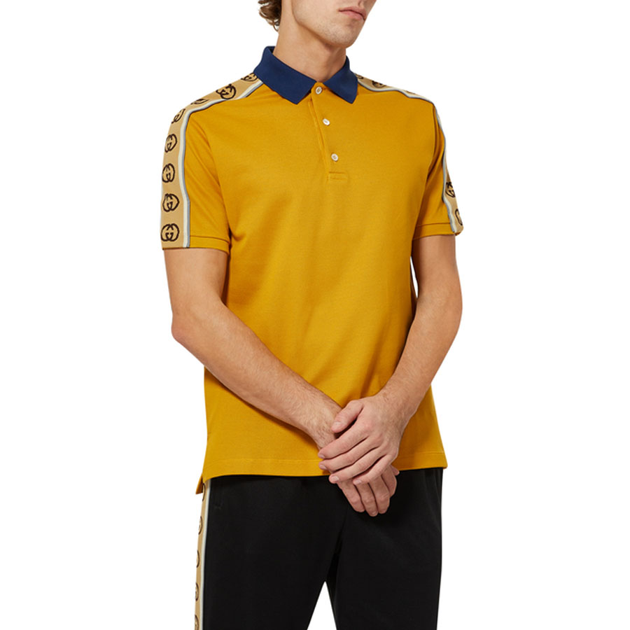 Mua Áo Polo Gucci Interlocking G Stripe Polo Shirt Yellow Size S - Gucci -  Mua tại Vua Hàng Hiệu h036296