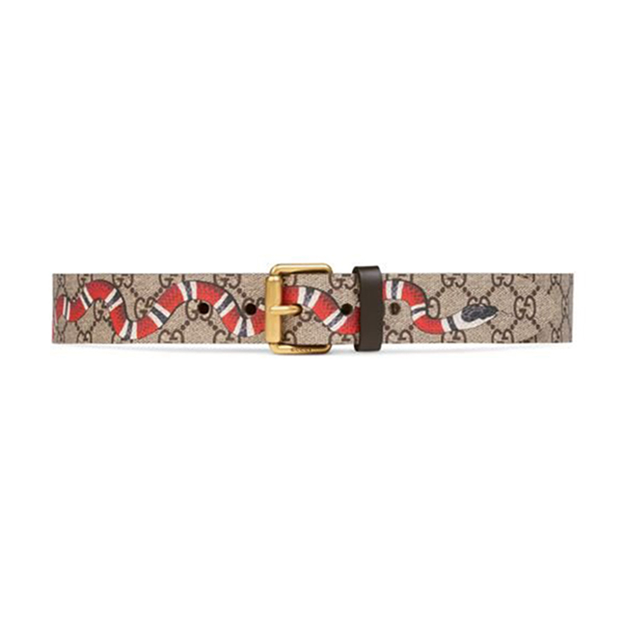 Mua Thắt Lưng Gucci Men's Natural Kingsnake Print Gg Supreme Canvas Belt  Size 90 - Gucci - Mua tại Vua Hàng Hiệu h038855