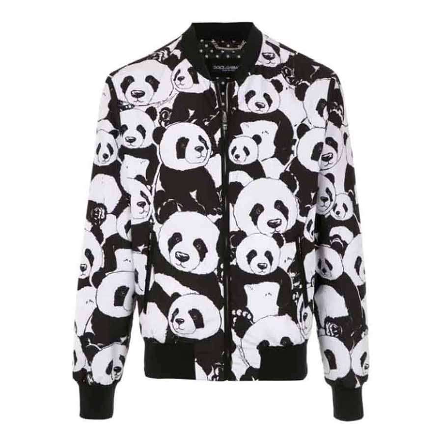 Mua Áo Bomber Dolce & Gabbana Panda Printed Bomber Jacket Màu Trắng Đen -  Dolce & Gabbana - Mua tại Vua Hàng Hiệu h027383