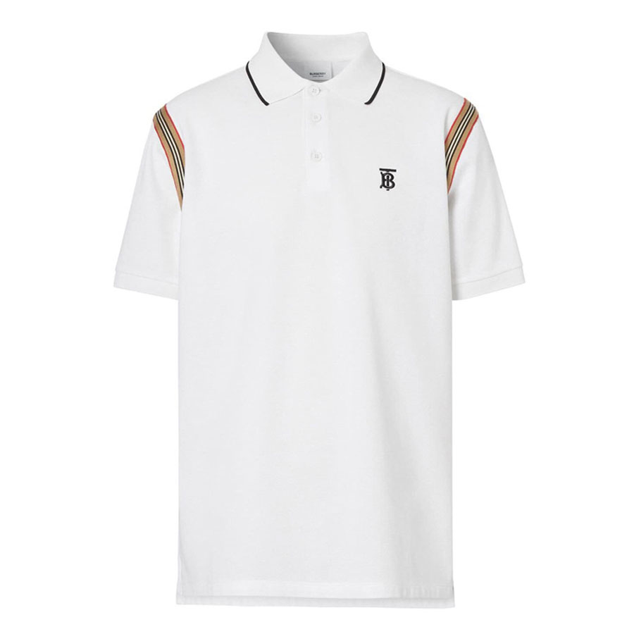 Mua Áo Polo Burberry Icon Stripe And Monogram Polo Shirt In White Size M -  Burberry - Mua tại Vua Hàng Hiệu h035711