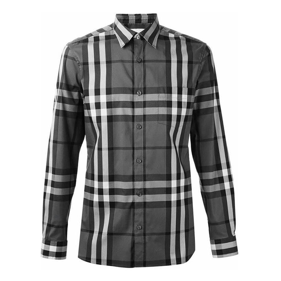 Mua Áo Sơ Mi Burberry LonDon England Check Cotton Shirt Màu Đen Xám Size S  - Burberry - Mua tại Vua Hàng Hiệu h031501