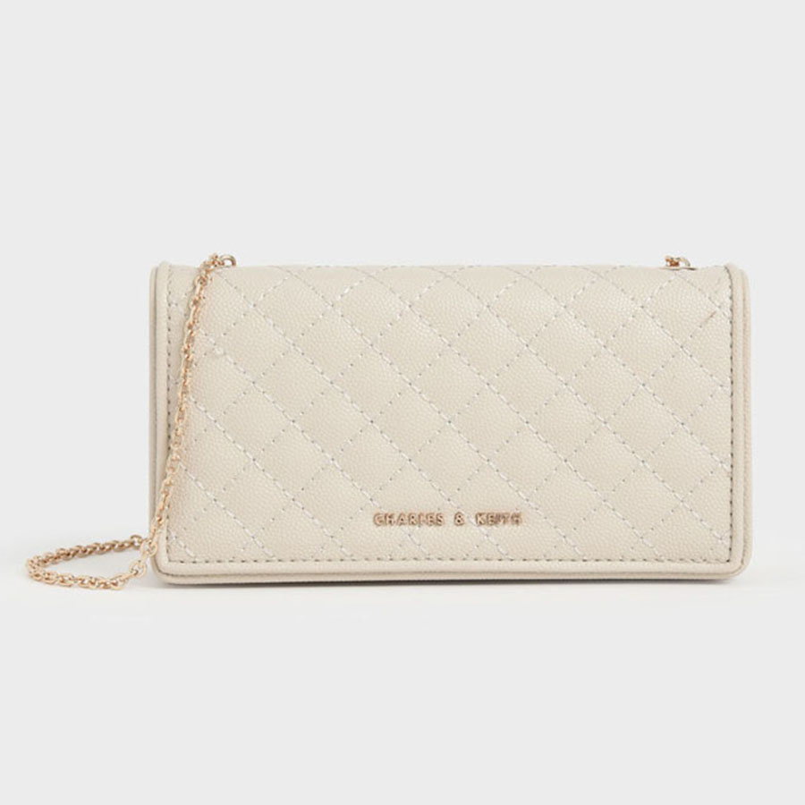 Mua Túi Đeo Chéo Charles & Keith Quilted Pouch Cream CK6-30680914 - Charles  & Keith - Mua tại Vua Hàng Hiệu h037672