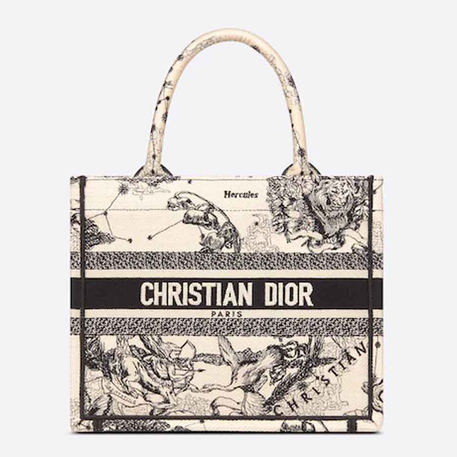 Iconic Christian Dior Embroidered Patterns Book Tote Edition  Academy by  FASHIONPHILE
