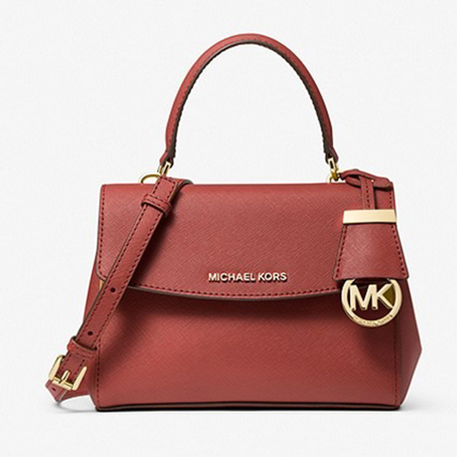 Mua Túi Xách Michael Kors MK Ava Extra-Small Saffiano Leather Crossbody  Terracotta Màu Đỏ Gạch - Michael Kors - Mua tại Vua Hàng Hiệu h039118