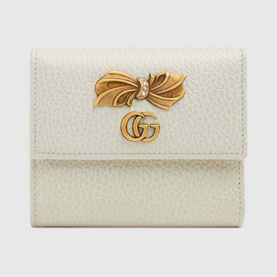 Mua Ví Gucci GG Women Leather Wallet With Bow-White Màu Trắng - Gucci - Mua  tại Vua Hàng Hiệu h027371