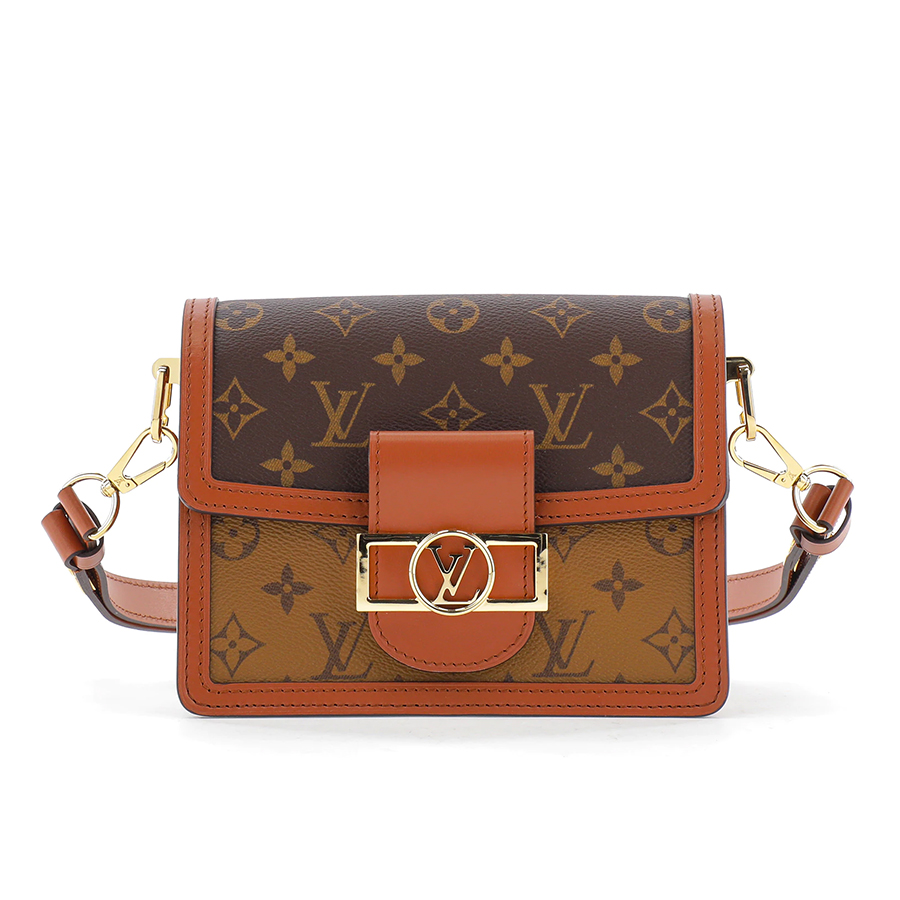 Mua Túi Đeo Chéo Nữ Louis Vuitton LV Mini Dauphine M45959 Màu Nâu Đen
