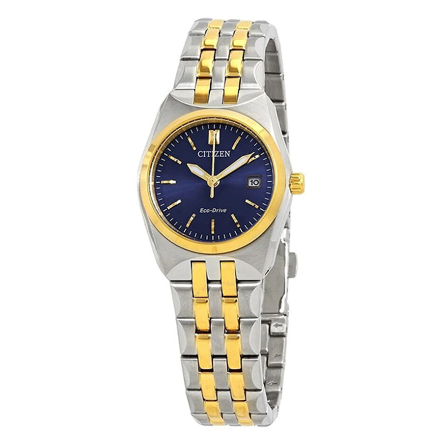 Mua Đồng Hồ Citizen Corso Eco-Drive Blue Dial Two-Tone Ladies Watch  EW2294-53L Màu Bạc/Vàng Mặt Xanh Navy - Citizen - Mua tại Vua Hàng Hiệu  h043853