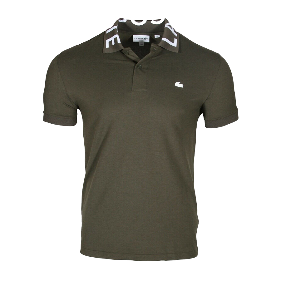 Mua Áo Polo Lacoste Men’s Slim Fit Lettered Neck Light Polo Shirt