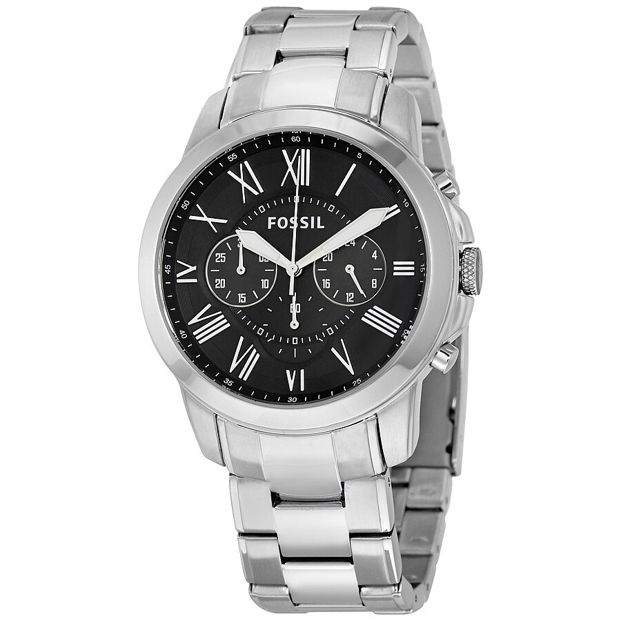 Mua Đồng Hồ Nam Fossil Grant Chronograph Black Dial Stainless Steel Men's  Watch FS4736 Màu Đen Bạc - Fossil - Mua tại Vua Hàng Hiệu h045566