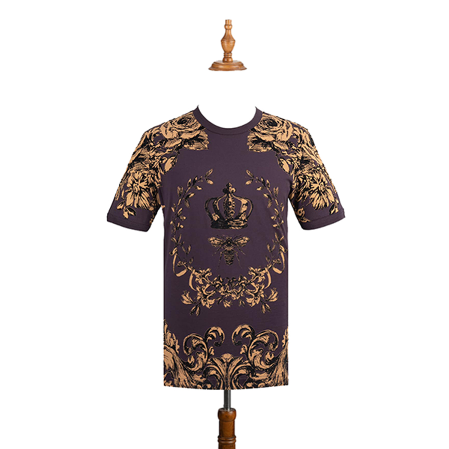 Mua Áo Phông Dolce & Gabbana T-Shirt G8FL6T G7EFP Màu Tím - Dolce & Gabbana  - Mua tại Vua Hàng Hiệu h045783