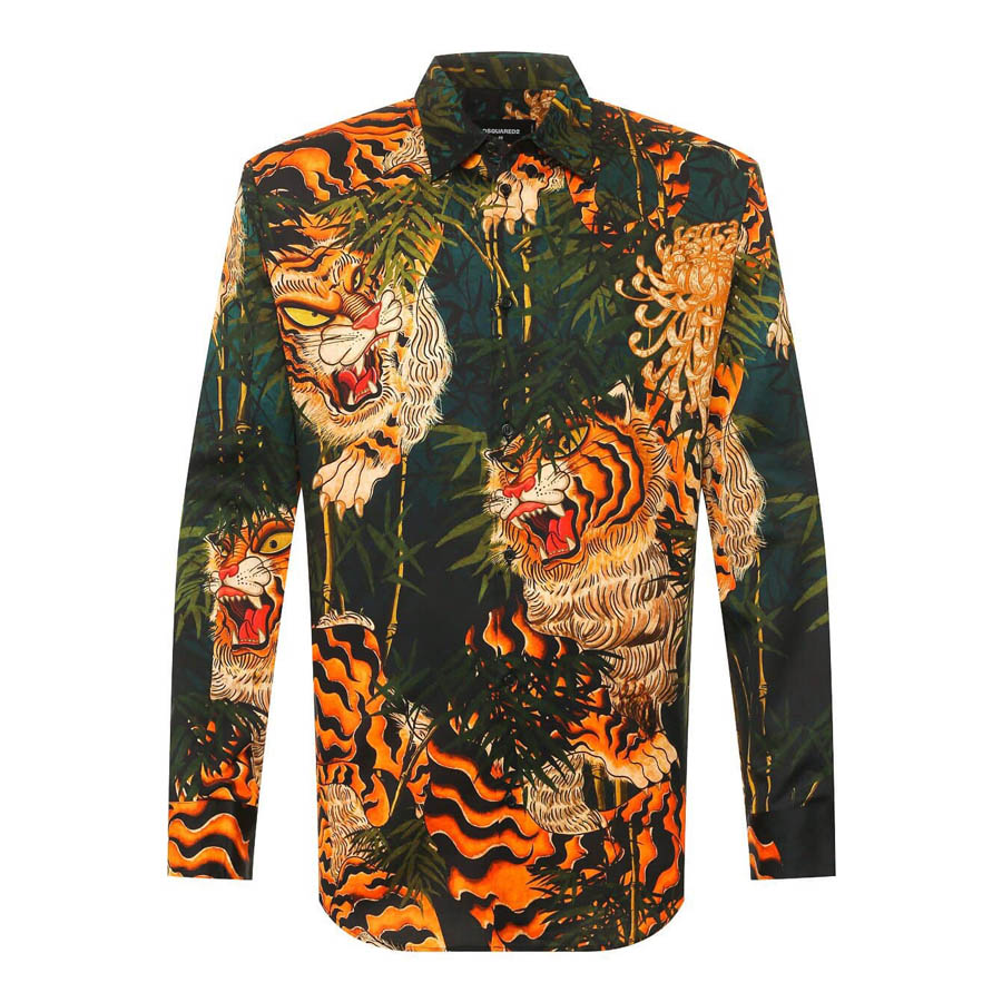 Dsquared2 tiger print shirt Clearance