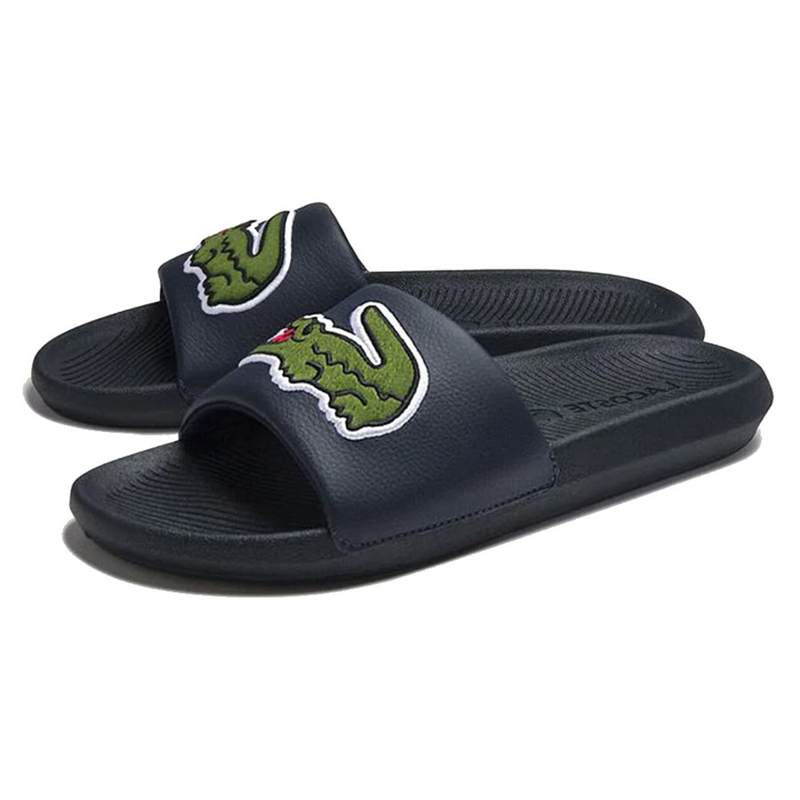 Mua Dép Lacoste Men Croco Slide 120 2 US Slides in Màu Xanh Navy Size   - Lacoste - Mua tại Vua Hàng Hiệu h043772