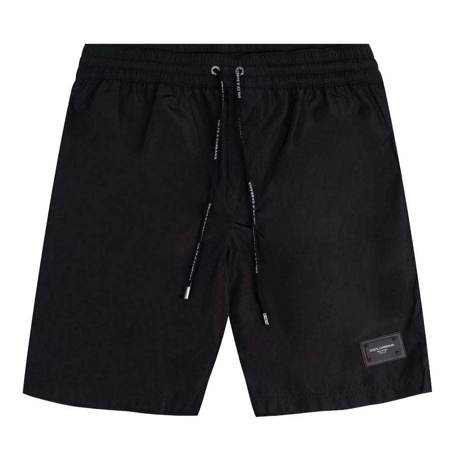 Mua Quần Shorts Dolce & Gabbana Swim Trunks With Logo Plaque In Black  M4B12T FUSFW N0000 Màu Đen - Dolce & Gabbana - Mua tại Vua Hàng Hiệu h047545