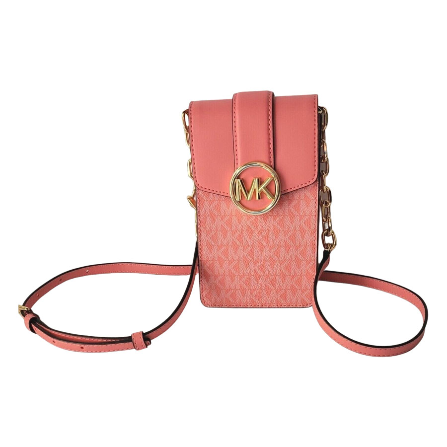 Mua Túi Đeo Chéo Đựng Điện Thoại Michael Kors MK Carmen Small NS Phone  Crossbody Grapefruit MK Logo Màu Hồng Cam - Michael Kors - Mua tại Vua Hàng  Hiệu h047909