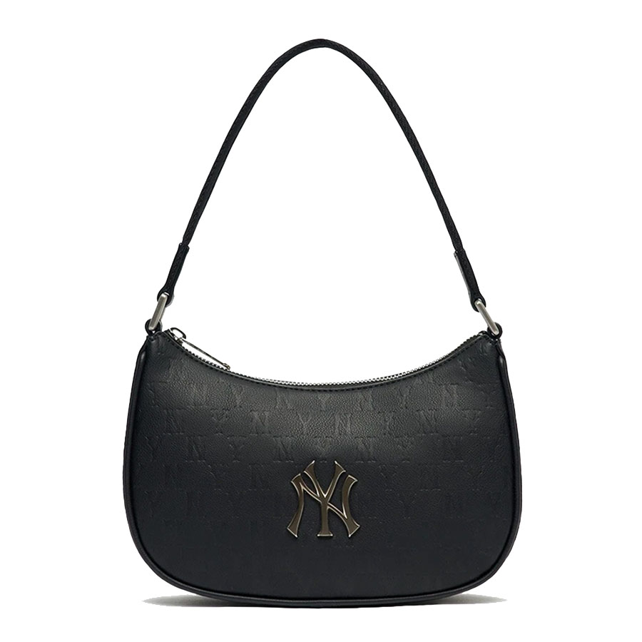 MLB Big Logo Solid New York Yankees Hobo Bag Hand Bag Shoulder Bag Black   eBay