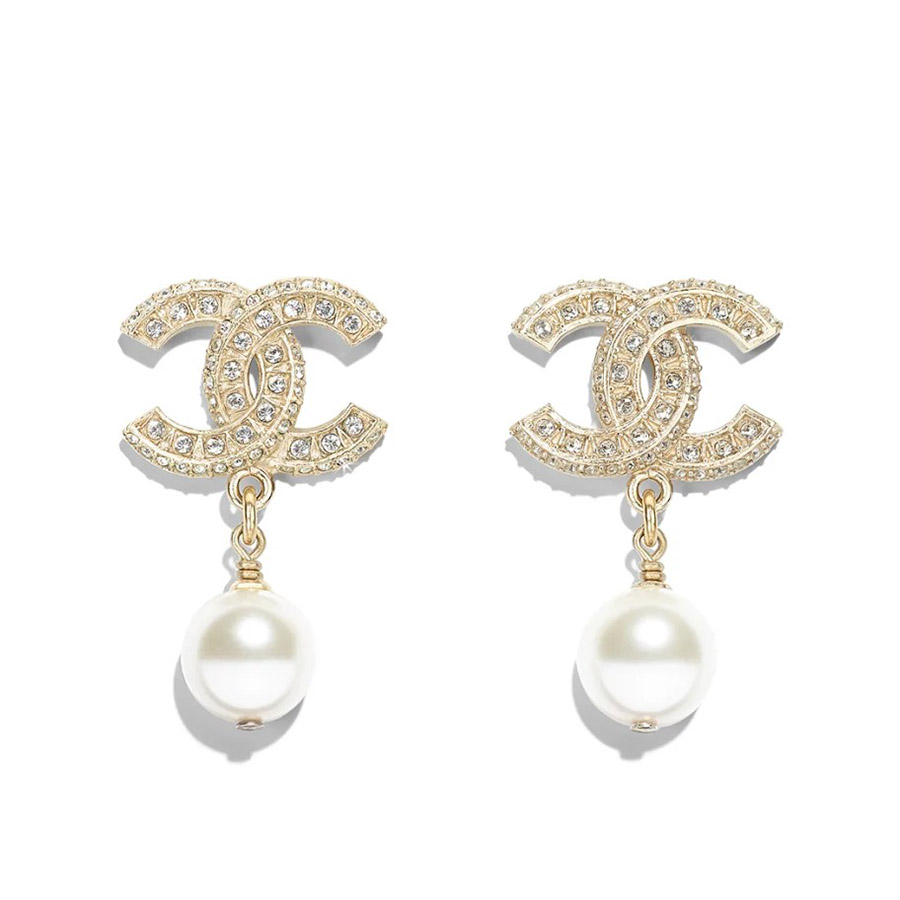 Chanel Crystal Star CC Earrings  Votre Luxe
