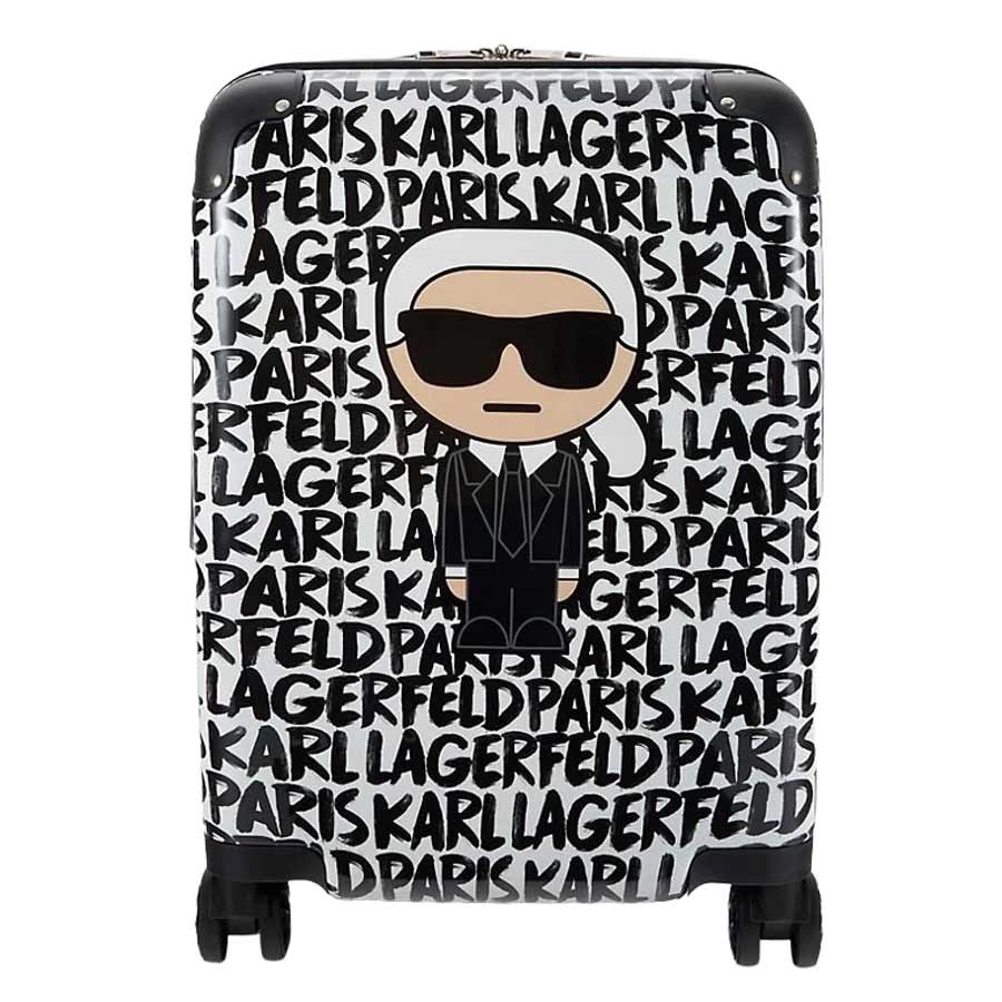Mua Vali Karl Lagerfeld Paint Stroke Logo Spinner Suitcase 24 Inch Màu