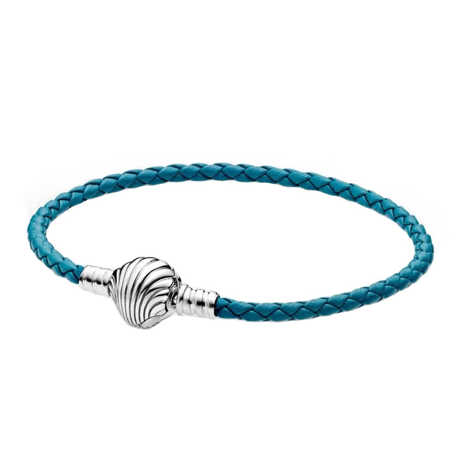 Mua Vòng Đeo Tay Pandora Moments Seashell Clasp Turquoise Braided ...