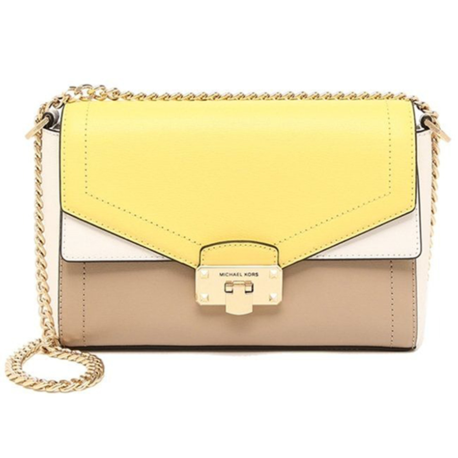 Mua Túi Đeo Chéo Michael Kors MK Kinsley 35S0GYKF2T Medium Leather Flap  Shoulder Bag In Bisque Multi Phối Màu - Michael Kors - Mua tại Vua Hàng  Hiệu h056049