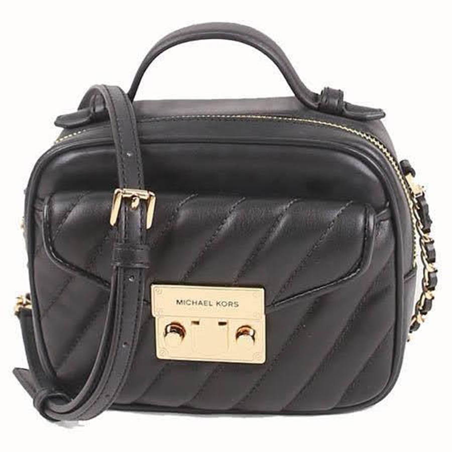 Mua Túi Đeo Chéo Michael Kors MK Small Rose Quilted Leather 35F1GXOC5U Top  Handle Crossbody Bag In Black Màu Đen - Michael Kors - Mua tại Vua Hàng  Hiệu h056067