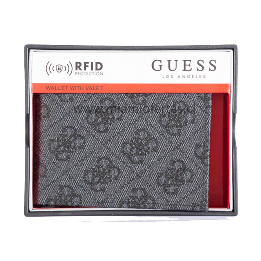 Mua Ví Guess Men's Black Rfid Protection Credit Card Photo Id Bifold