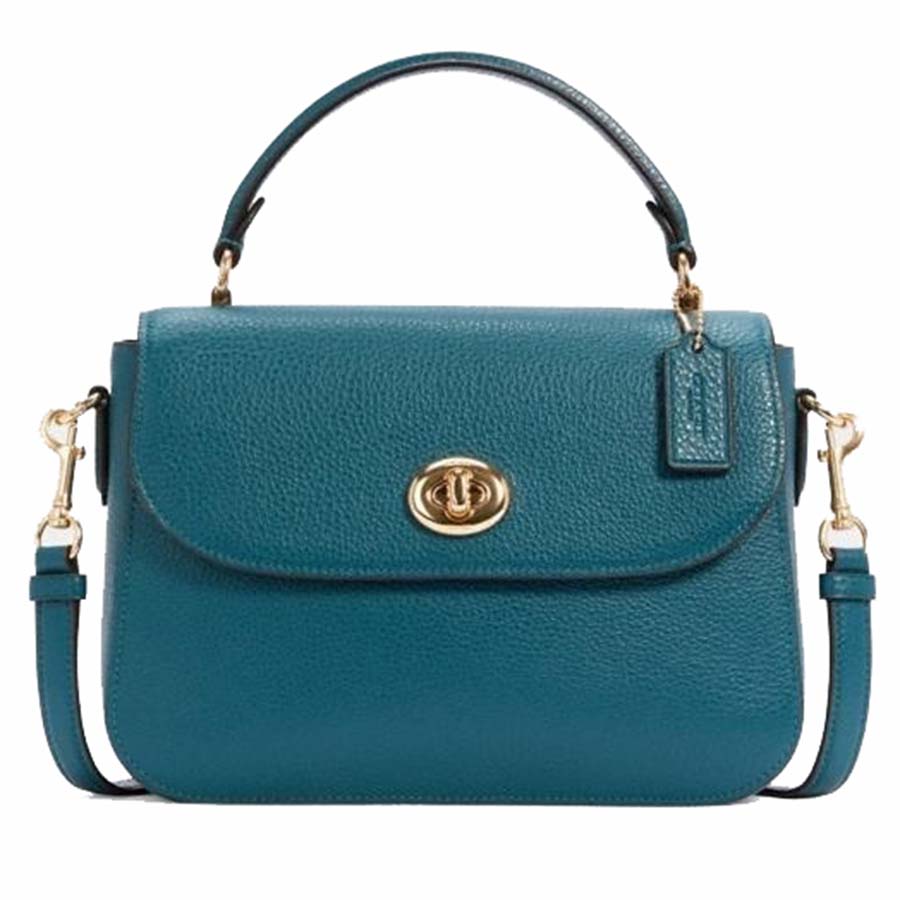 Mua Túi Đeo Chéo Coach Marlie Top Handle Satchel C1557 Màu Xanh Đậm