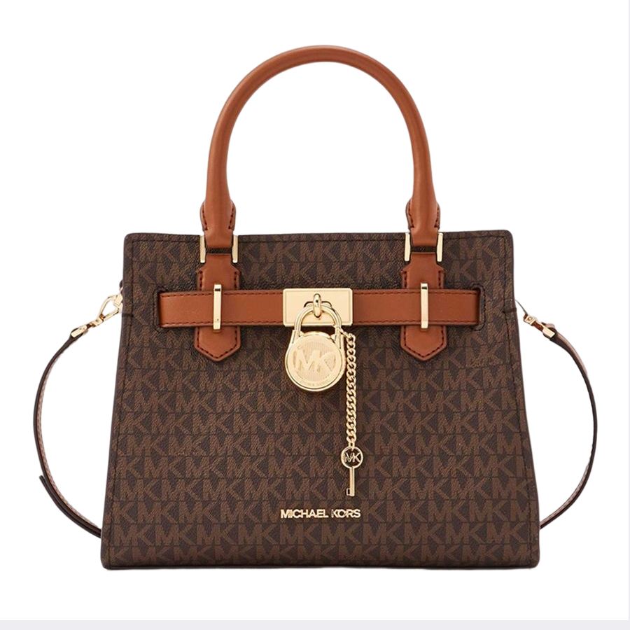 Mua Túi Đeo Chéo Michael Kors MK Monogram Casual Style Canvas 35F1GHMS1B200  Màu Nâu Size 24 - Michael Kors - Mua tại Vua Hàng Hiệu h058719