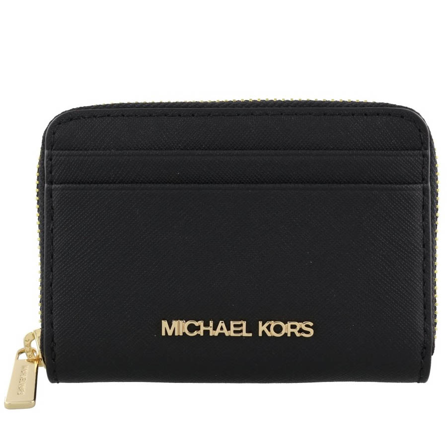 Mua Ví Michael Kors MK Jet Set Gold Word Multi-Card Coin Purse 35H8GTVZ1L  Màu Đen - Michael Kors - Mua tại Vua Hàng Hiệu h058756