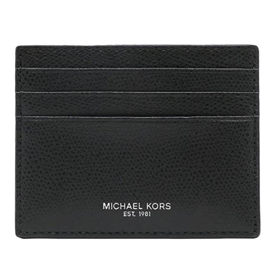 Mua Ví Michael Kors MK Slim Leather Holder Card Case Wallet Màu Đen - Michael  Kors - Mua tại Vua Hàng Hiệu h058617