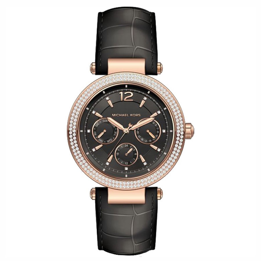 Mua Đồng Hồ Nữ Michael Kors MK2547 Watch Strap Black Leather Màu Đen Phối  Vàng Hồng - Michael Kors - Mua tại Vua Hàng Hiệu h060398