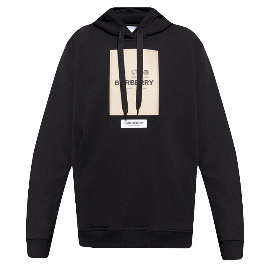 Mua Áo Hoodie Burberry Logo Label Black 8057100 Màu Đen Size S - Burberry -  Mua tại Vua Hàng Hiệu h064227