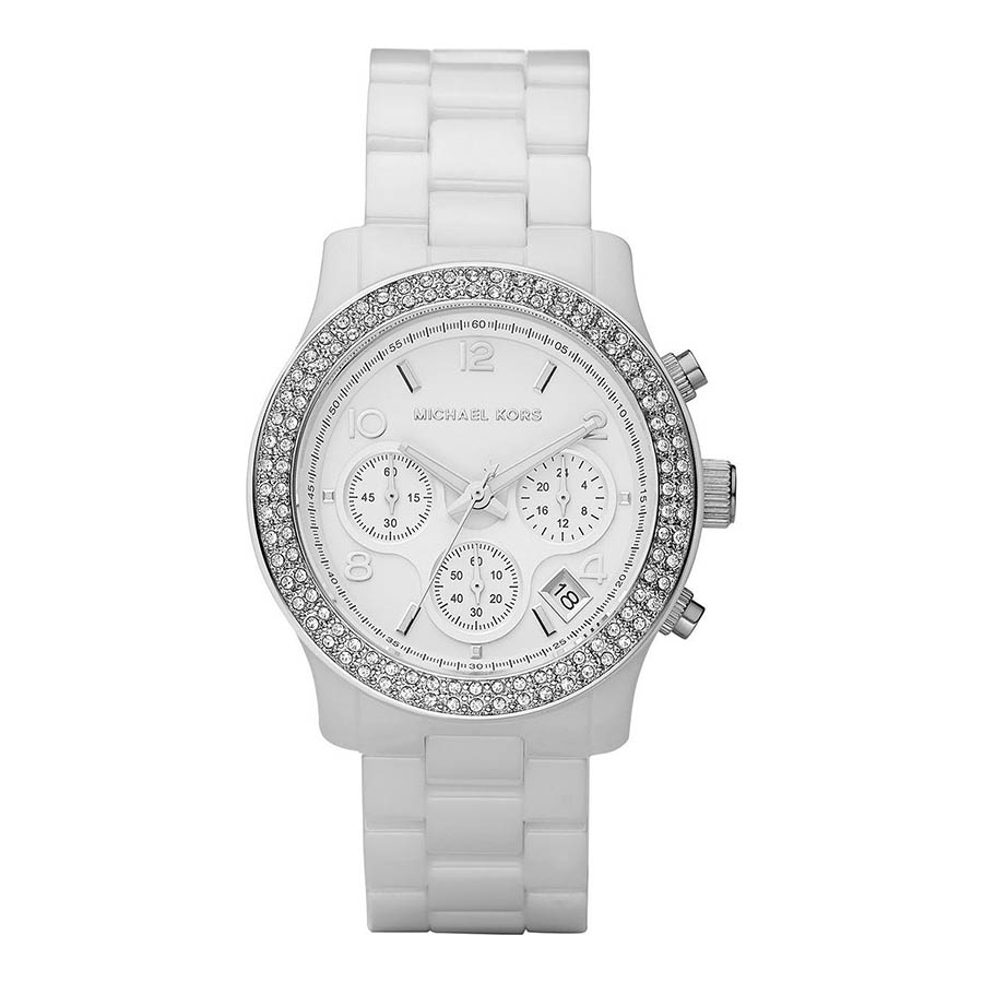 Mua Đồng Hồ Nữ Michael Kors Runway Ceramic Swarovski Watch 38mm MK5188 Màu  Trắng - Michael Kors - Mua tại Vua Hàng Hiệu h064207