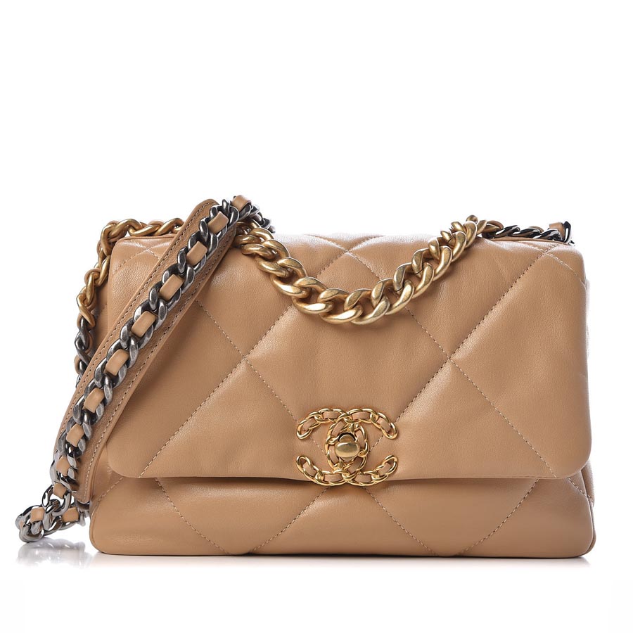 Túi Nữ Chanel Small Flap Bag Lambskin White AS4012B1066910601  LUXITY