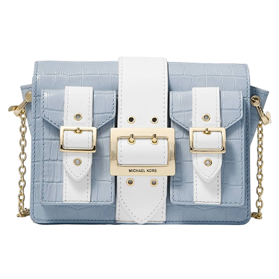 Mua Túi Đeo Chéo Michael Kors MK Hayden Medium Crocodile Embossed