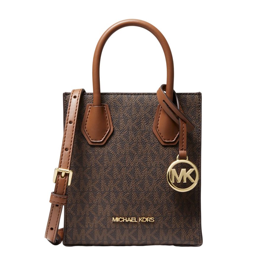 Mua Túi Xách Michael Kors MK Mercer Extra-Small Logo And Leather Crossbody  Bag 35T1GM9C0I Màu Nâu - Michael Kors - Mua tại Vua Hàng Hiệu 87044