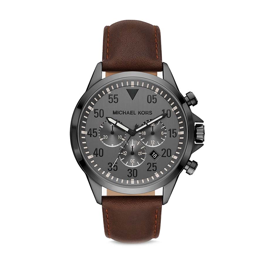 Mua Đồng Hồ Nam Michael Kors MK Thompkins Chronograph Brown Leather Watch  MK8863 Màu Nâu - Michael Kors - Mua tại Vua Hàng Hiệu h069334